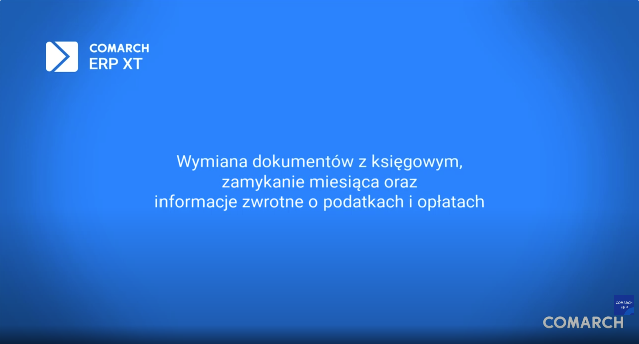 Wymiana dokumentów z księgowym, zamykanie miesiąca oraz informacje zwrotne