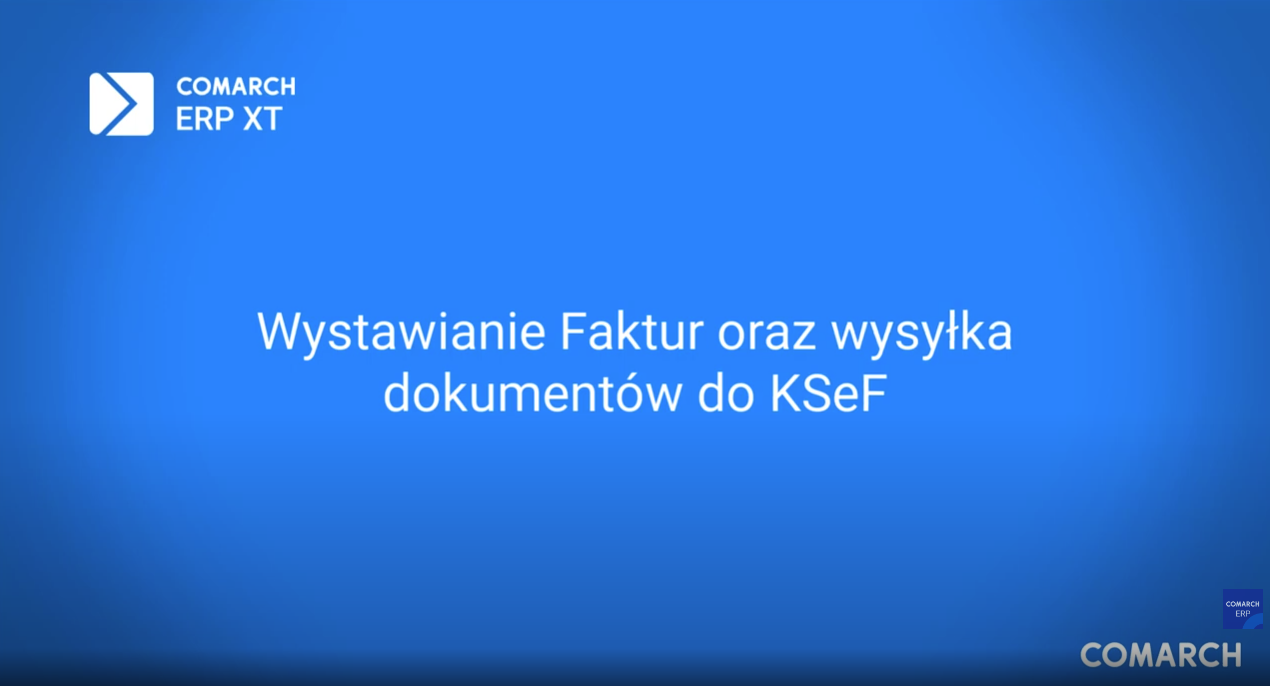 Wystawianie faktur oraz wysyłka dokumentów do KSeF